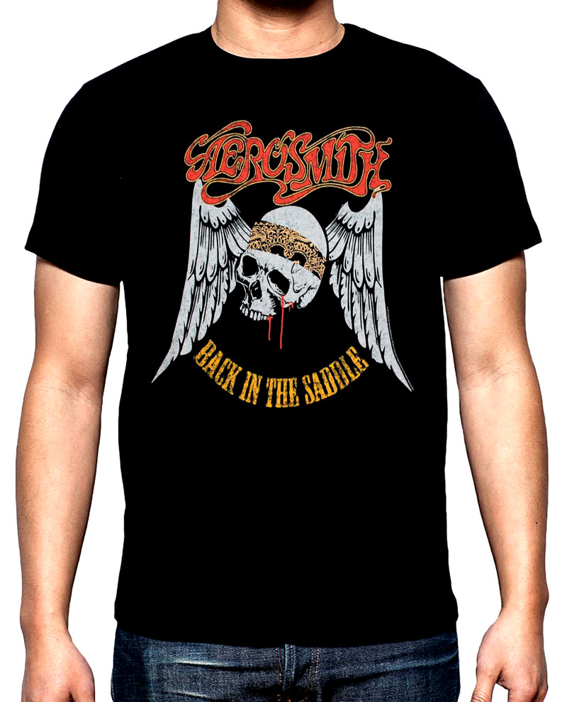 Тениски Aerosmith, Back in the saddle, мъжка тениска, 100% памук, S до 5XL